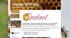 Desktop Screenshot of hungryhillhoney.com